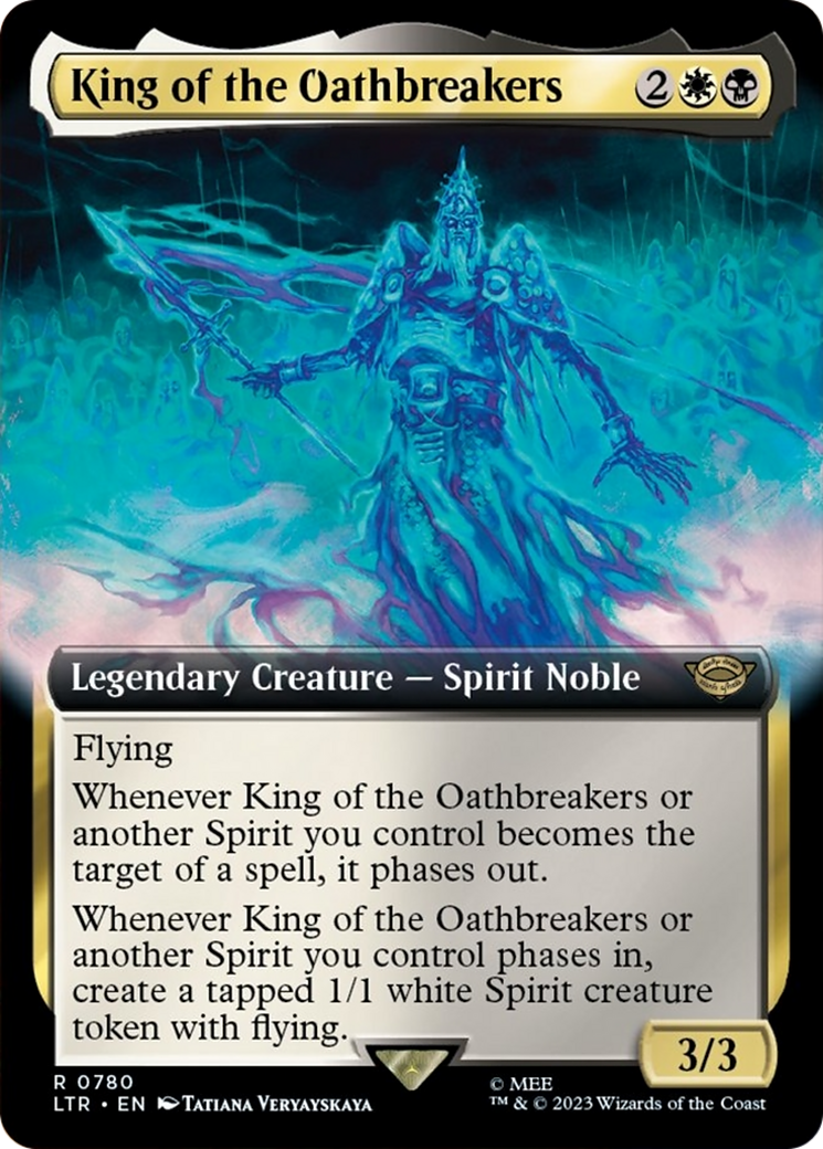 Image of King of the Oathbreakers (Extended Art) (Surge Foil) (LTR-780) - The Lord of the Rings: Tales of Middle-earth: (Extended Art) Foil