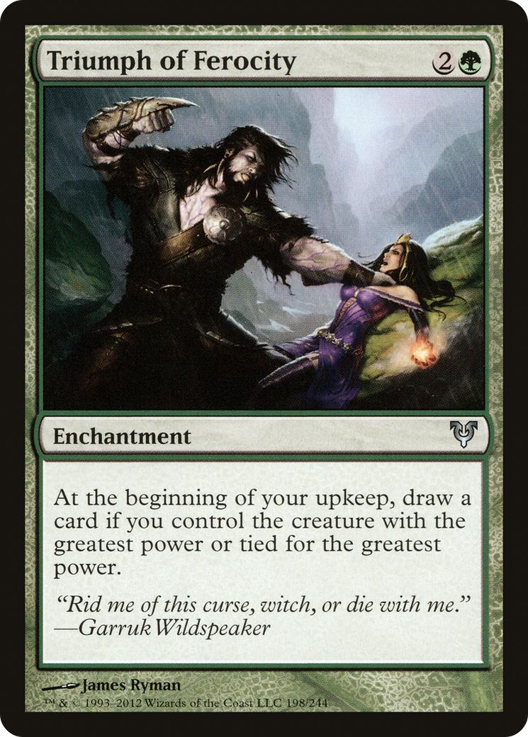 Image of Triumph of Ferocity (AVR-198) - Avacyn Restored