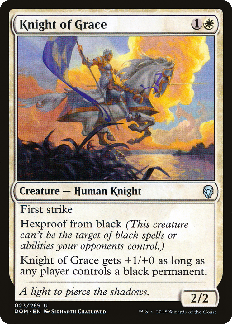 Image of Knight of Grace (DOM-023) - Dominaria
