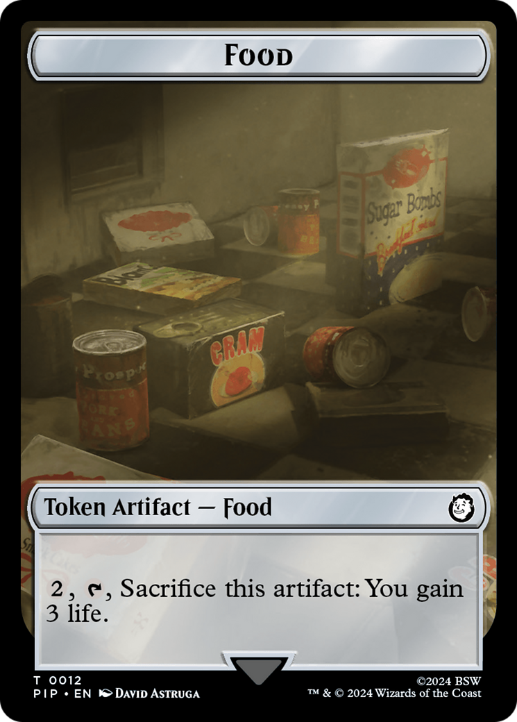 Image of Food (TPIP-012) - Fallout Tokens Foil