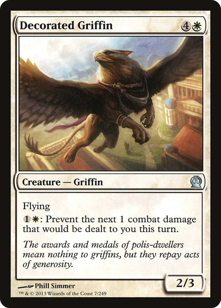 Image of Decorated Griffin (THS-007) - Theros