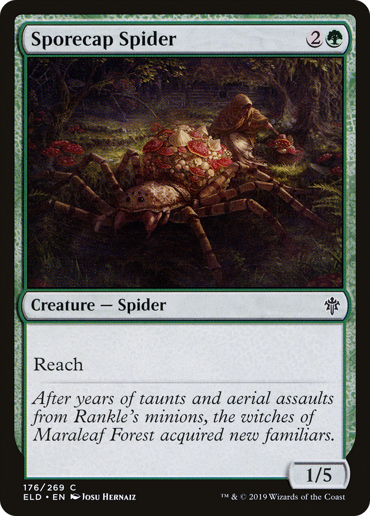 Image of Sporecap Spider (ELD-176) - Throne of Eldraine
