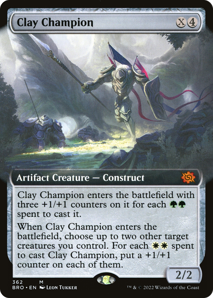 Image of Clay Champion (Extended Art) (BRO-362) - The Brothers' War: (Extended Art)