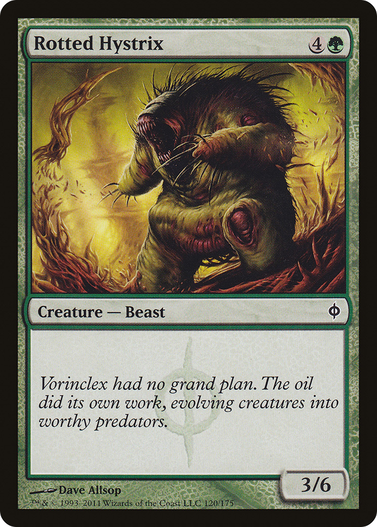 Image of Rotted Hystrix (NPH-120) - New Phyrexia Foil