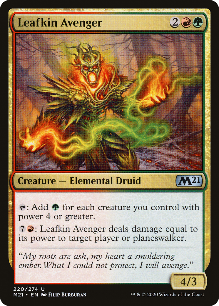 Image of Leafkin Avenger (M21-220) - Core Set 2021 Foil