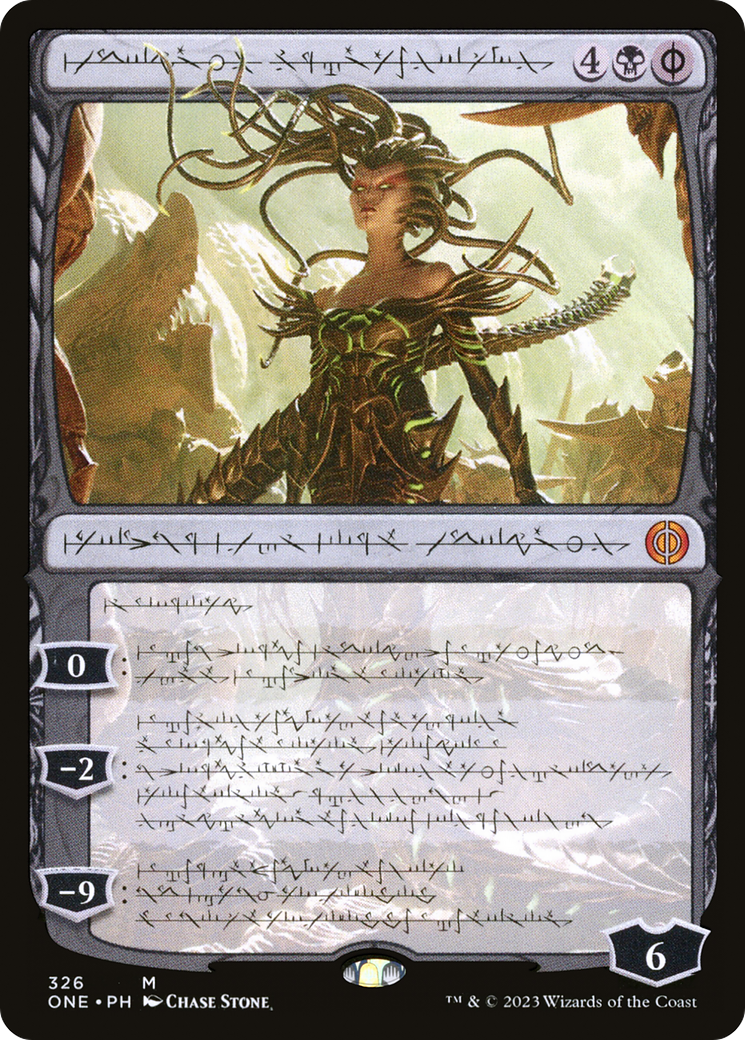 Image of Vraska, Betrayal's Sting (Phyrexian) (ONE-326) - Phyrexia: All Will Be One: (Showcase)