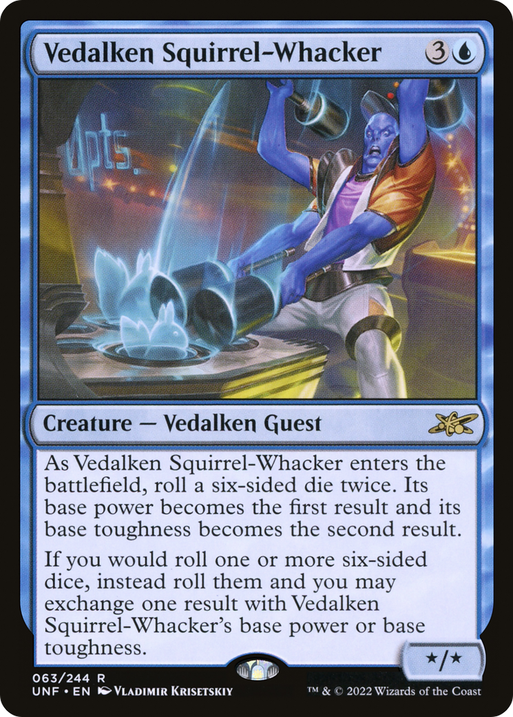 Image of Vedalken Squirrel-Whacker (UNF-063) - Unfinity