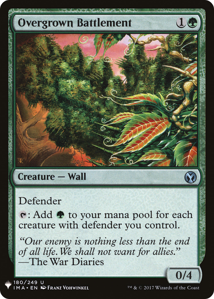Image of Overgrown Battlement (LIST-180) - The List
