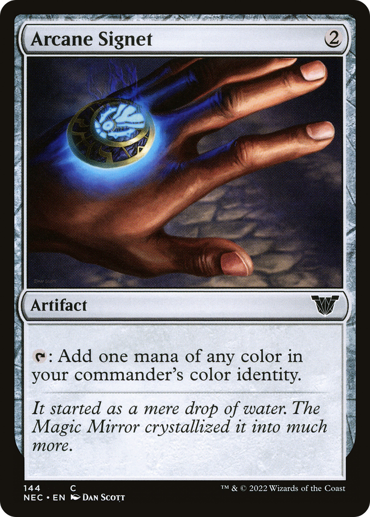 Image of Arcane Signet (NEC-144) - Neon Dynasty Commander