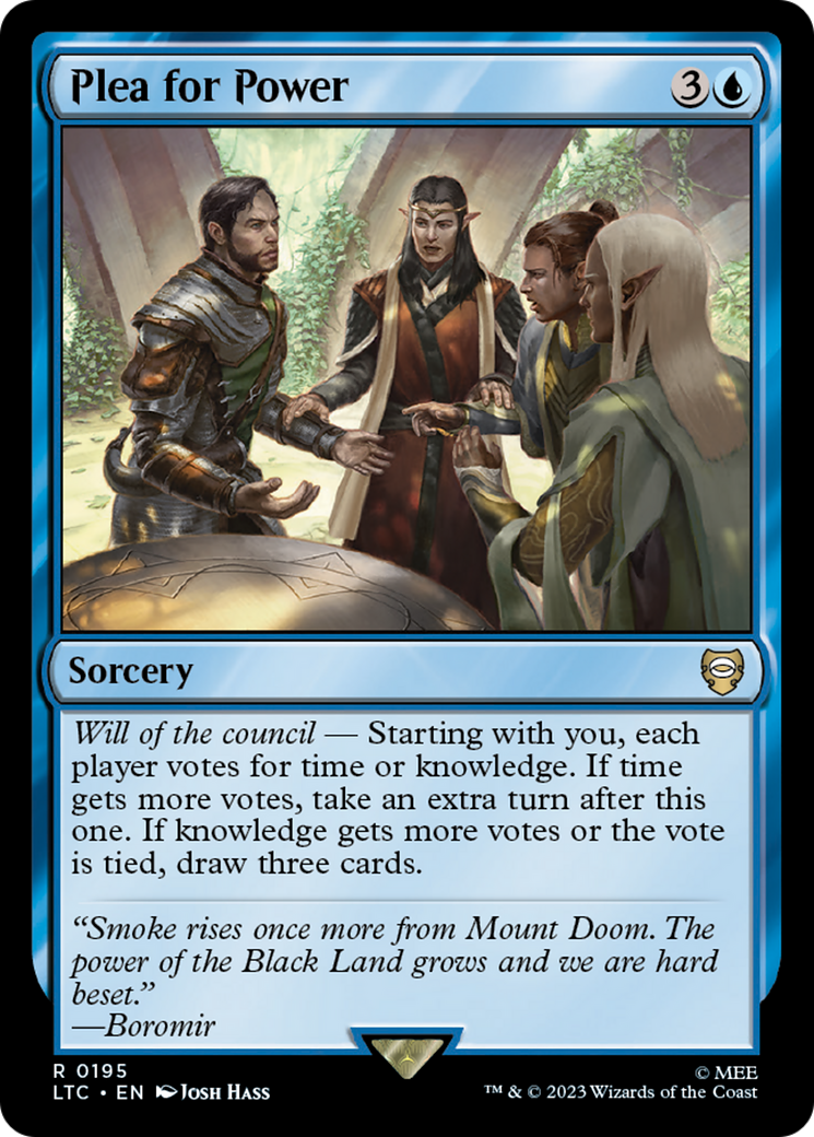 Image of Plea for Power (LTC-195) - Tales of Middle-earth Commander