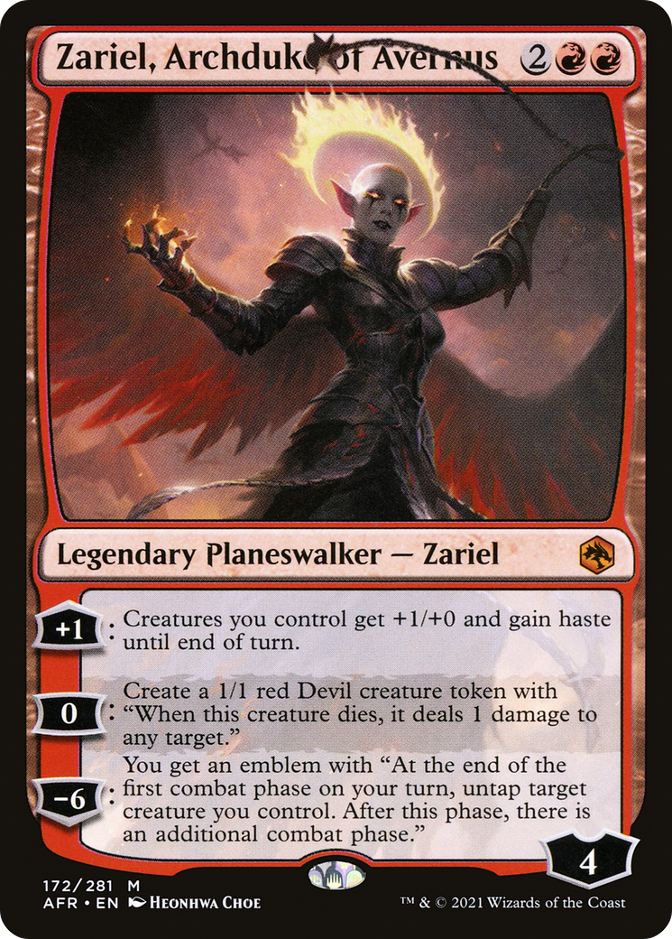Image of Zariel, Archduke of Avernus (AFR-172) - Adventures in the Forgotten Realms