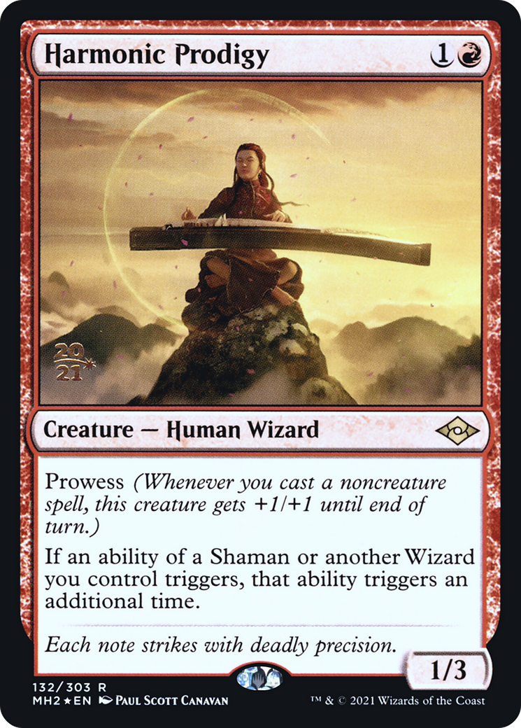 Image of Harmonic Prodigy (PRE-132S) - Modern Horizons 2 Promos Foil