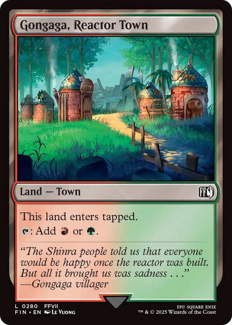 Image of Gongaga, Reactor Town (FIN-280) - FINAL FANTASY