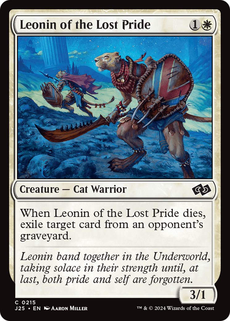 Image of Leonin of the Lost Pride (J25-215) - Foundations Jumpstart