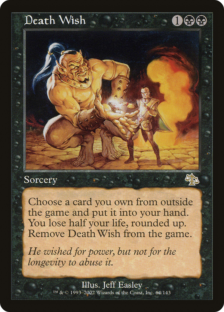 Image of Death Wish (JUD-064) - Judgment Foil