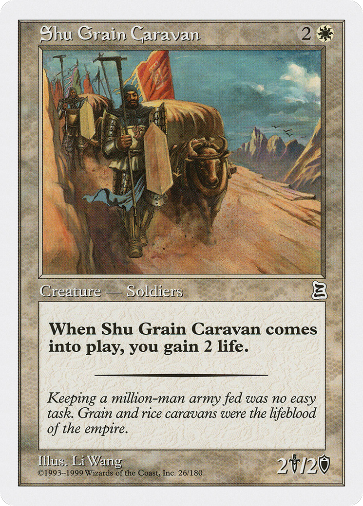 Image of Shu Grain Caravan (PTK-026) - Portal Three Kingdoms