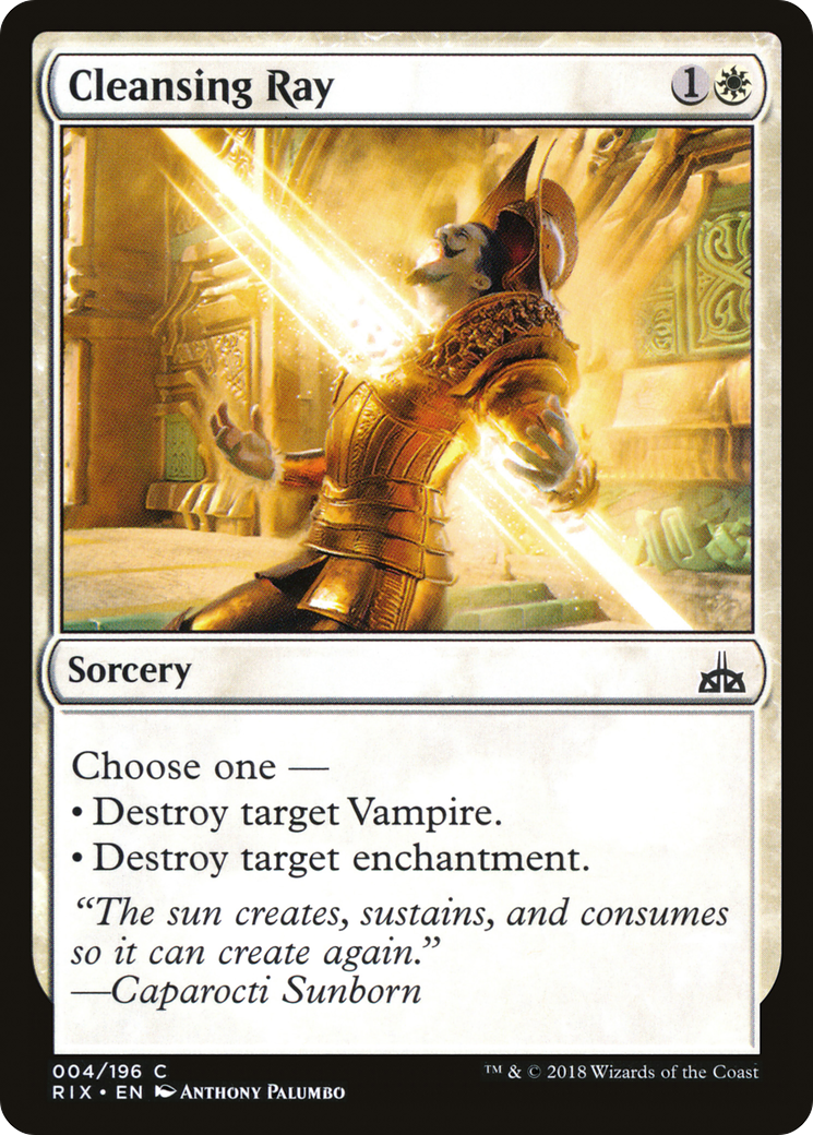 Image of Cleansing Ray (RIX-004) - Rivals of Ixalan