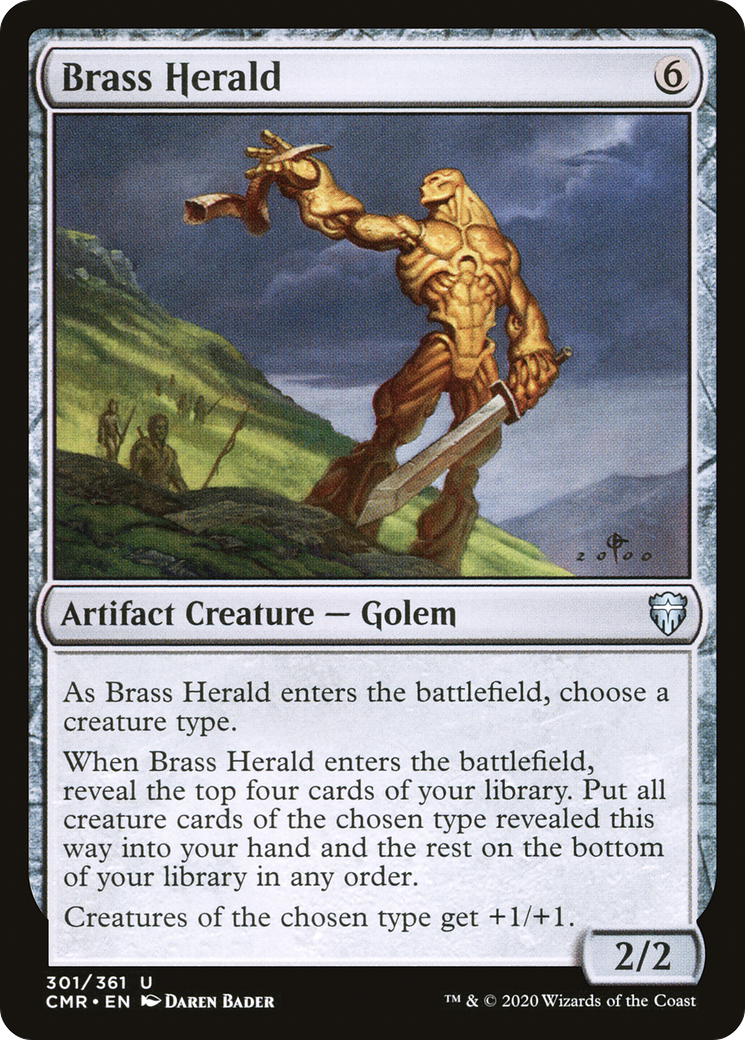 Image of Brass Herald (CMR-301) - Commander Legends