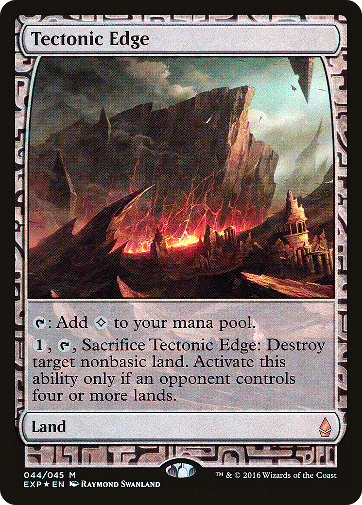 Image of Tectonic Edge (EXP-044) - Zendikar Expeditions Foil