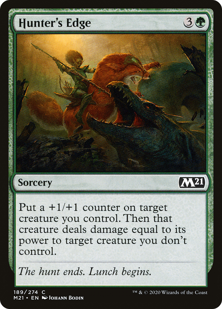 Image of Hunter's Edge (M21-189) - Core Set 2021 Foil