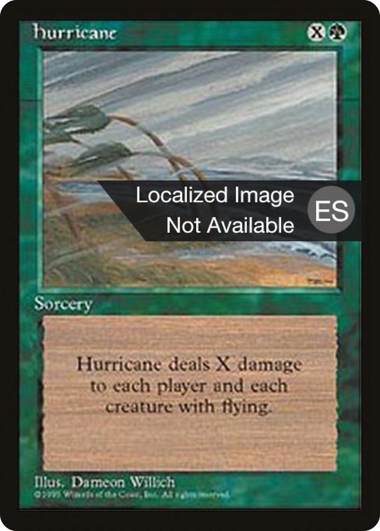 Image of Hurricane (4BB-135) - Fourth Edition Foreign Black Border
