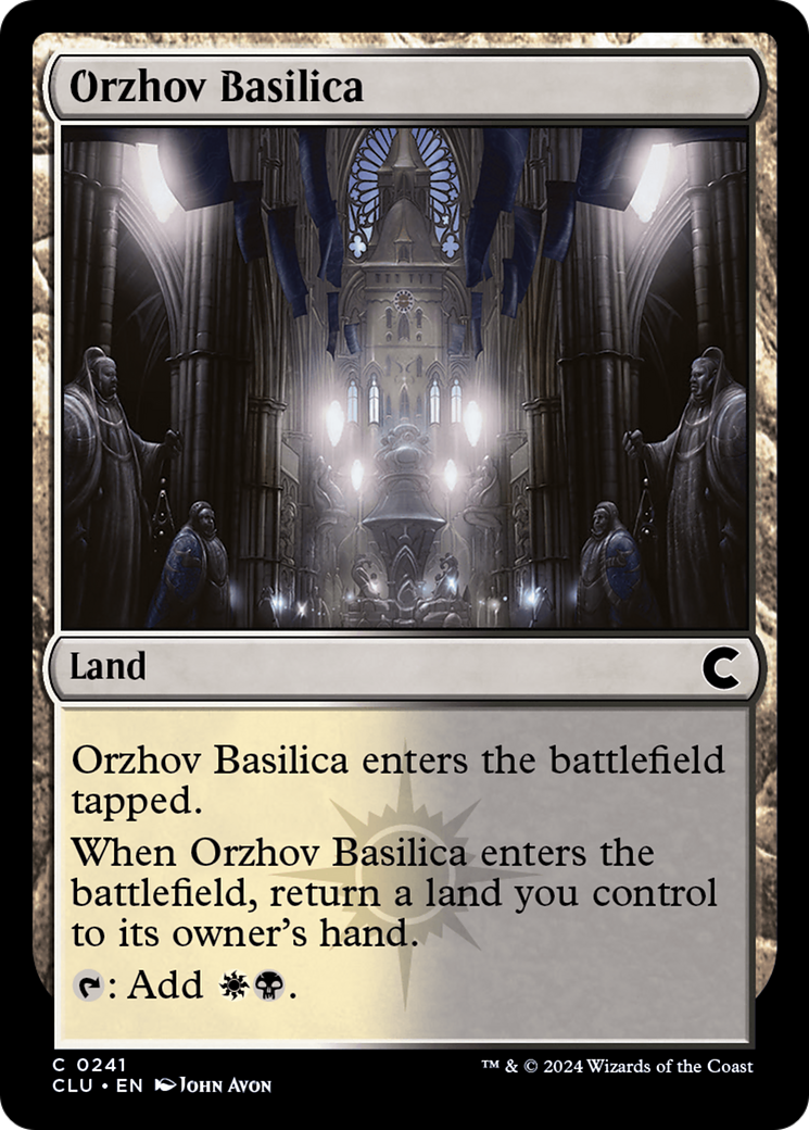 Image of Orzhov Basilica (CLU-241) - Ravnica: Clue Edition