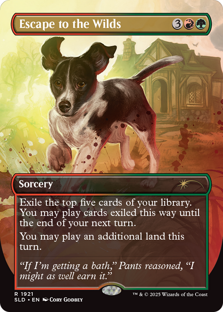 Image of Escape to the Wilds (SLD-1921) - Secret Lair Drop (Borderless) Foil