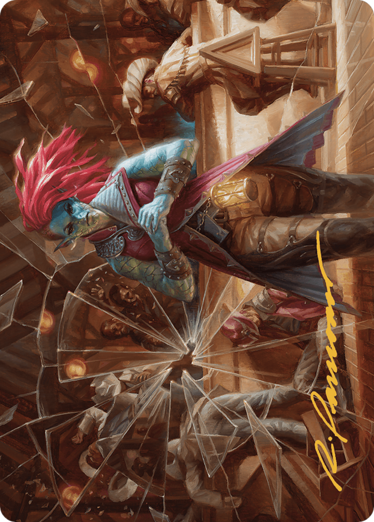 Image of Obeka, Splitter of Seconds // Obeka, Splitter of Seconds (AOTJ-028) - Outlaws of Thunder Junction Art Series (Borderless)