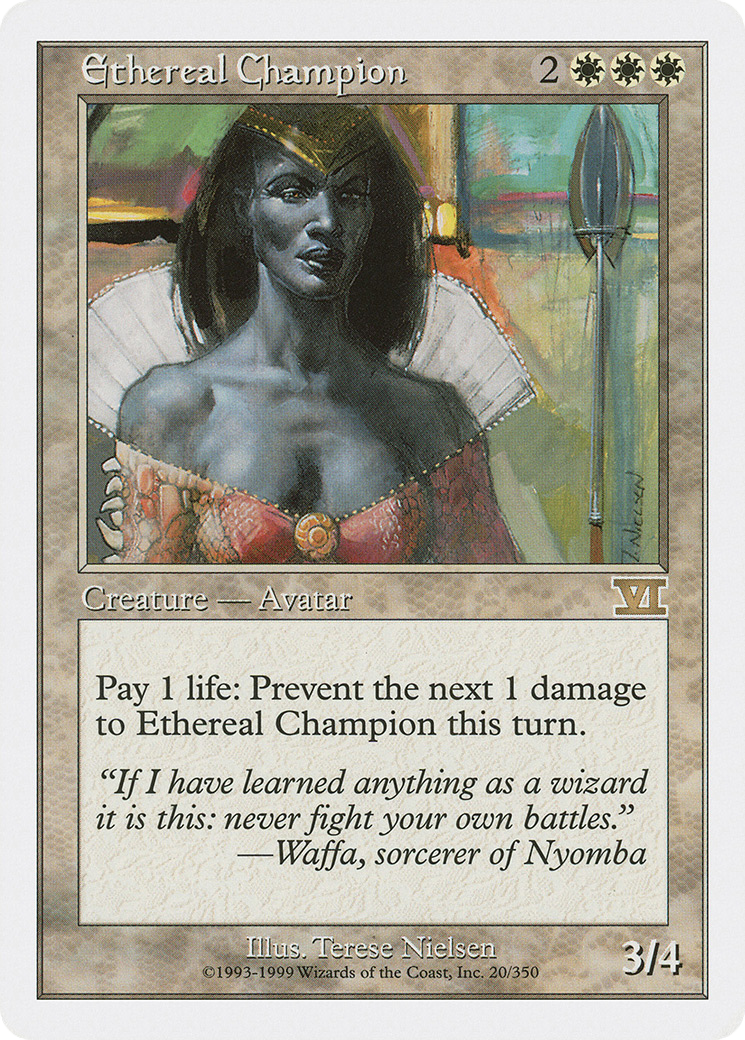 Image of Ethereal Champion (6ED-020) - Classic Sixth Edition