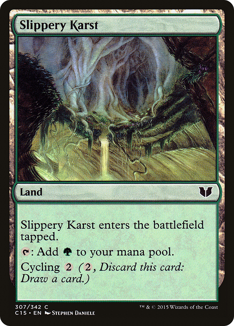 Image of Slippery Karst (C15-307) - Commander 2015