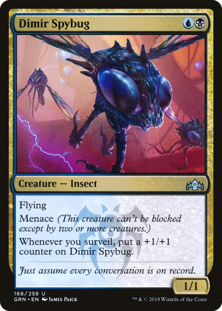 Image of Dimir Spybug (GRN-166) - Guilds of Ravnica Foil