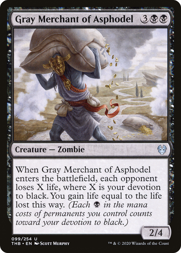 Image of Gray Merchant of Asphodel (THB-099) - Theros Beyond Death