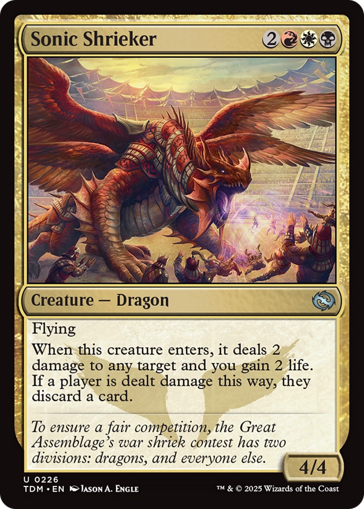 Image of Sonic Shrieker (TDM-226) - Tarkir: Dragonstorm