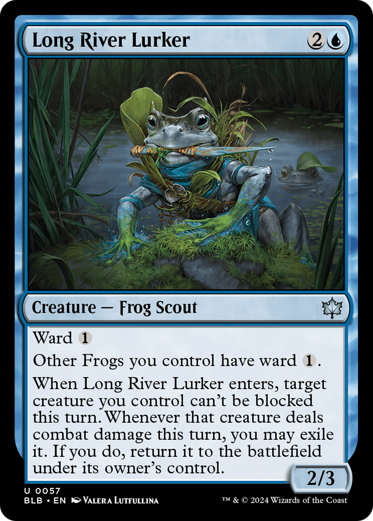 Image of Long River Lurker (BLB-057) - Bloomburrow