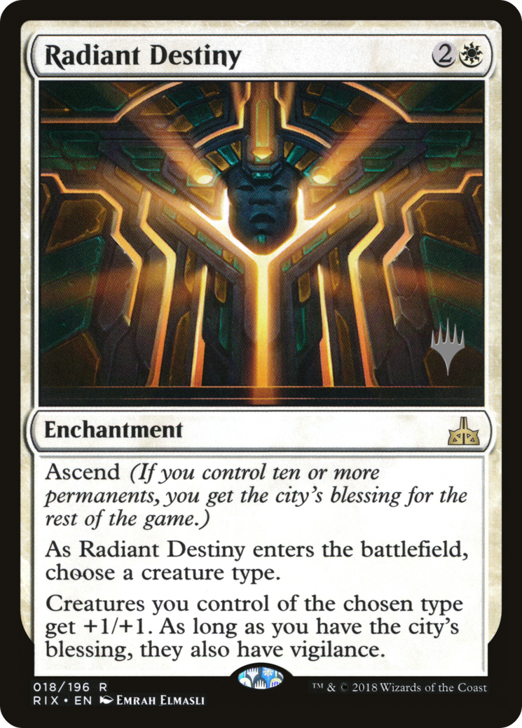 Image of Radiant Destiny (PPM20-18P) - Rivals of Ixalan Promos