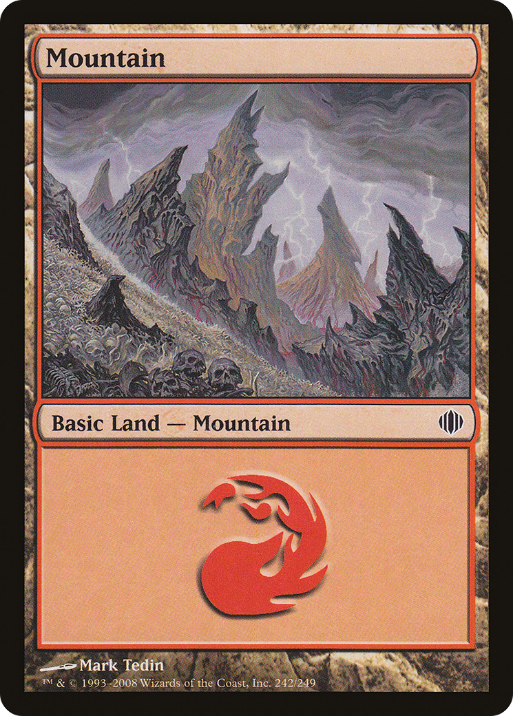 Image of Mountain (242) (ALA-242) - Shards of Alara Foil