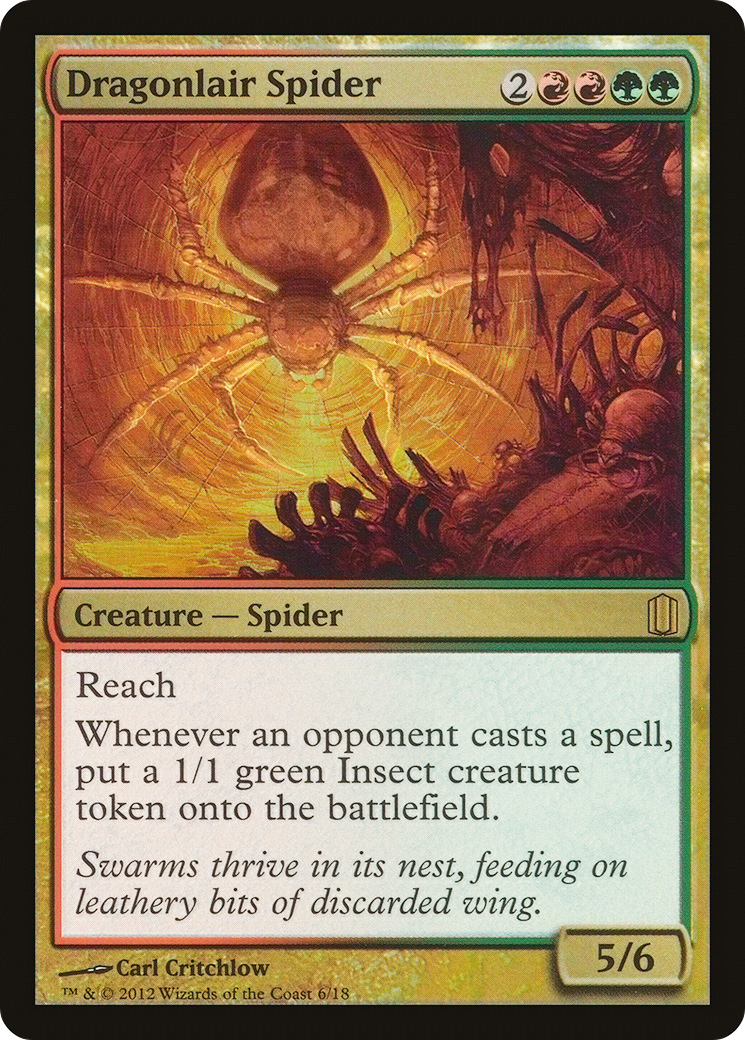 Image of Dragonlair Spider (CM1-006) - Commander's Arsenal Foil