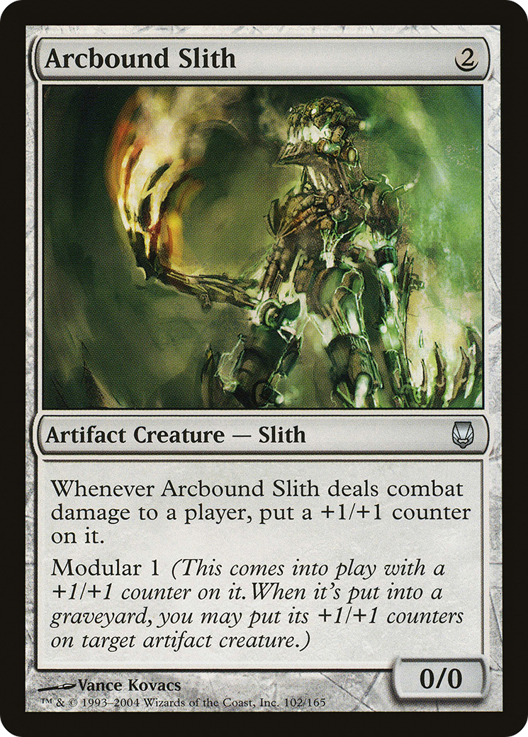 Image of Arcbound Slith (DST-102) - Darksteel Foil