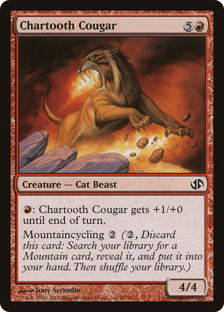 Image of Chartooth Cougar (DD2-047) - Duel Decks: Jace vs. Chandra
