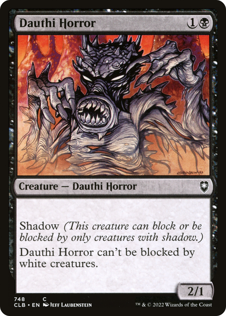 Image of Dauthi Horror (CLB-748) - Commander Legends: Battle for Baldur's Gate