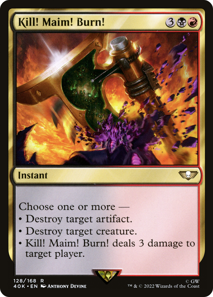 Image of Kill! Maim! Burn! (40K-128) - Warhammer 40,000 Commander