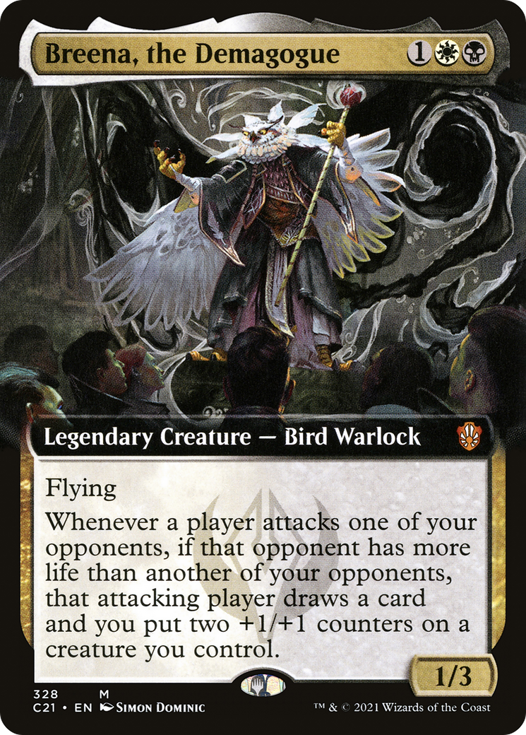 Image of Breena, the Demagogue (Extended Art) (C21-328) - Commander 2021: (Extended Art)