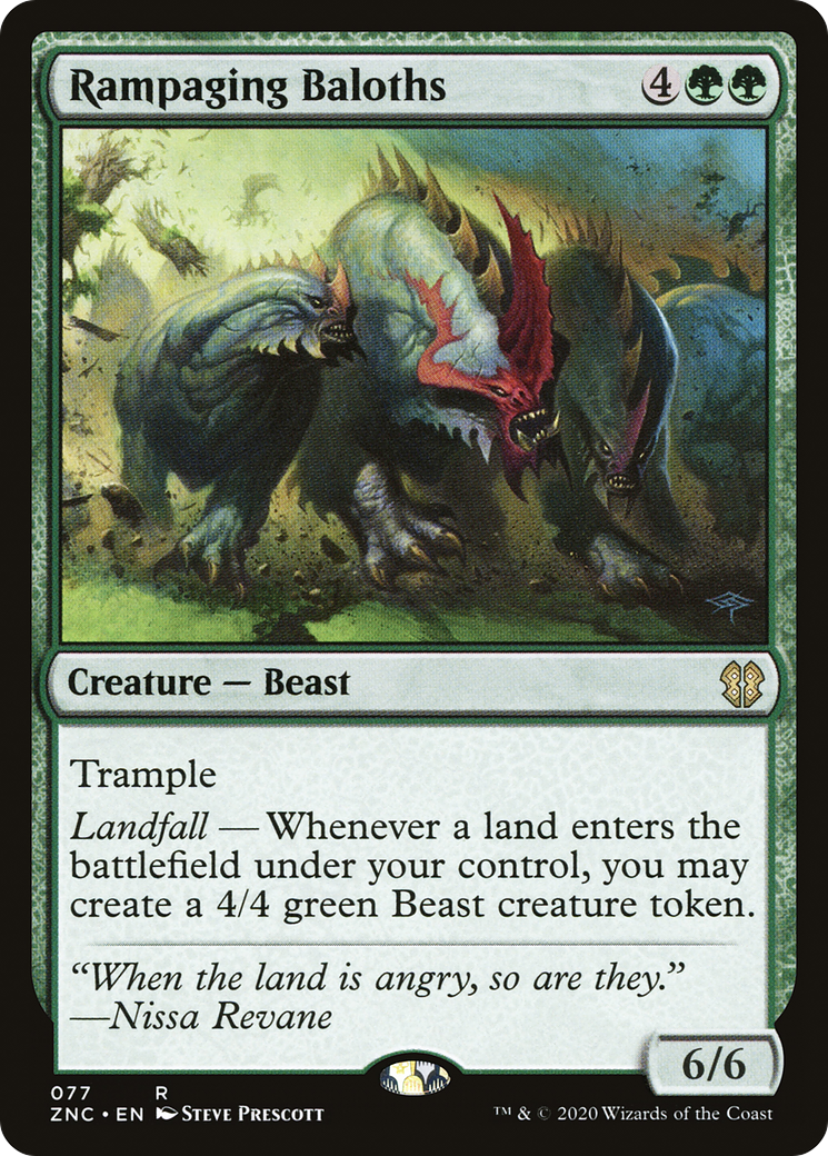 Image of Rampaging Baloths (ZNC-077) - Zendikar Rising Commander