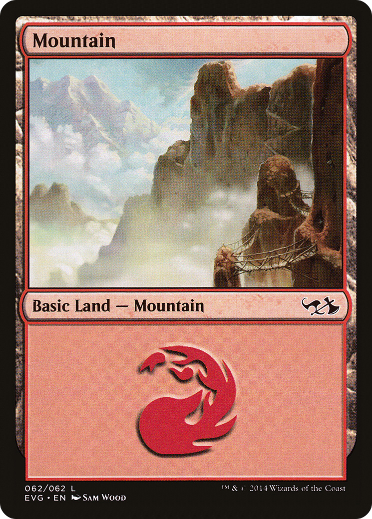 Image of Mountain (62) (Goblins vs Elves) (DD3-062) - Duel Decks Anthology: Elves vs. Goblins