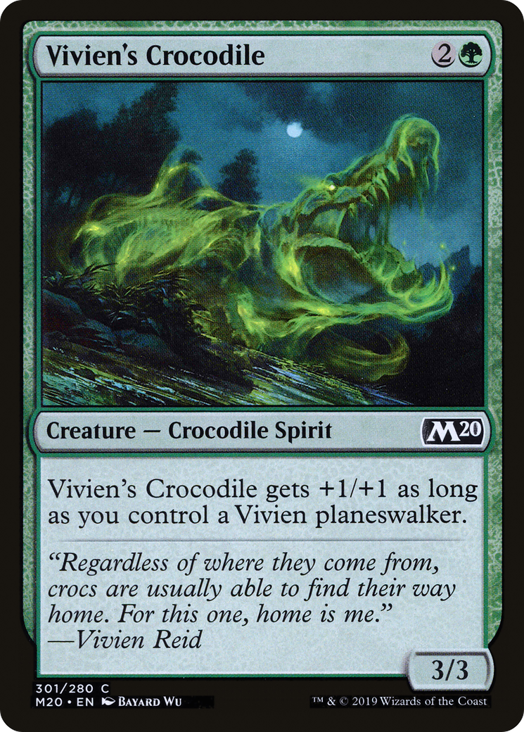Image of Vivien's Crocodile (M20-301) - Core Set 2020