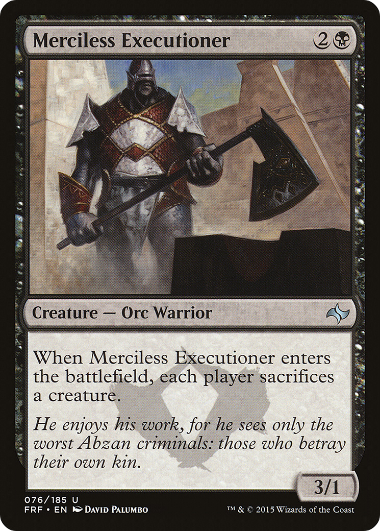 Image of Merciless Executioner (FRF-076) - Fate Reforged