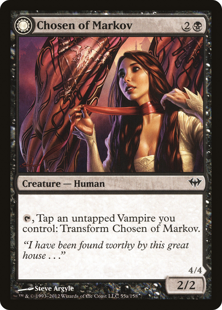 Image of Chosen of Markov (DKA-055) - Dark Ascension: (Double Faced Transform) Foil
