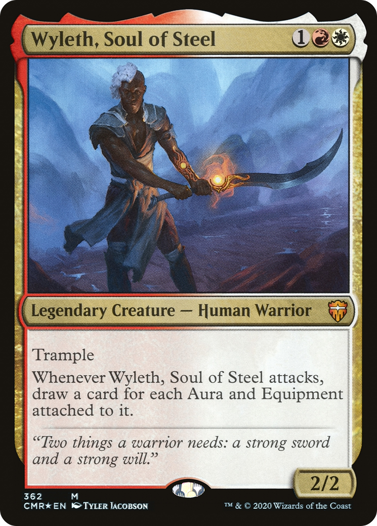 Image of Wyleth, Soul of Steel (CMR-362) - Commander Legends Foil