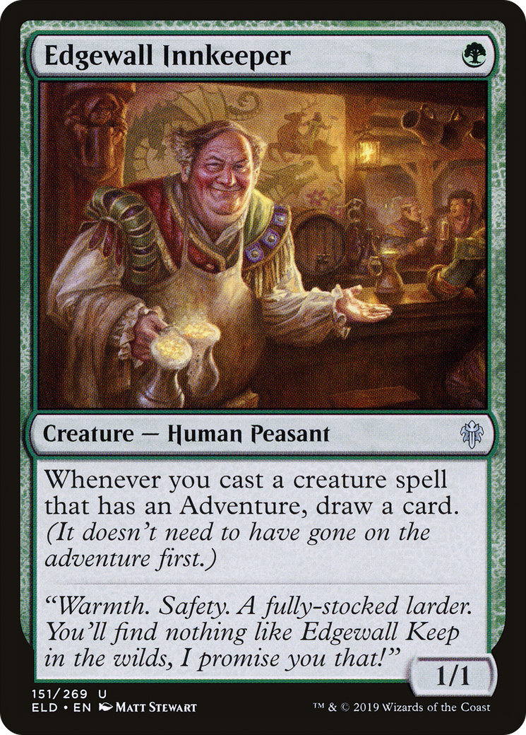 Image of Edgewall Innkeeper (ELD-151) - Throne of Eldraine Foil