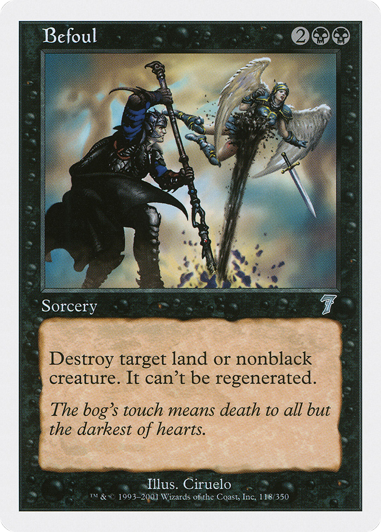 Image of Befoul (7ED-118) - 7th Edition Foil
